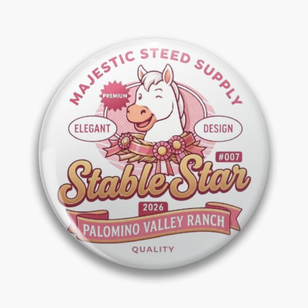 Artikelvorschau, Majestic Stable Star Horse Ranch Emblem entworfen und verkauft von Ahmedsyde.