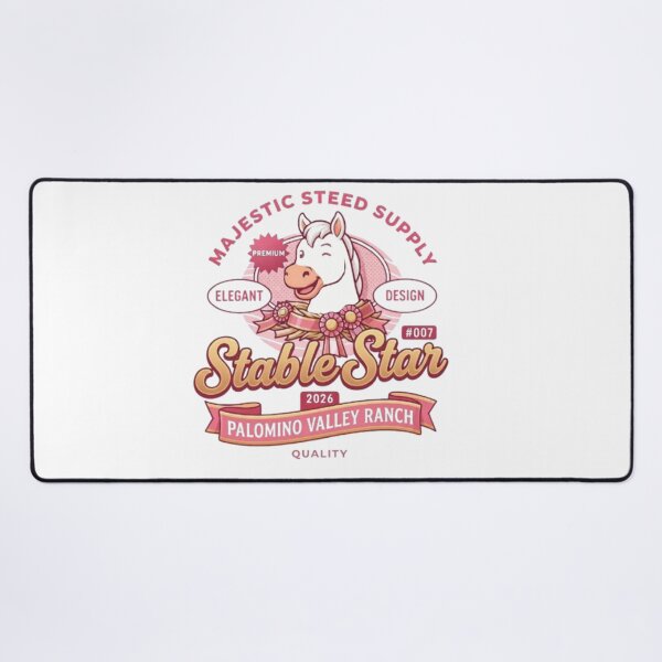 Artikelvorschau, Majestic Stable Star Horse Ranch Emblem entworfen und verkauft von Ahmedsyde.