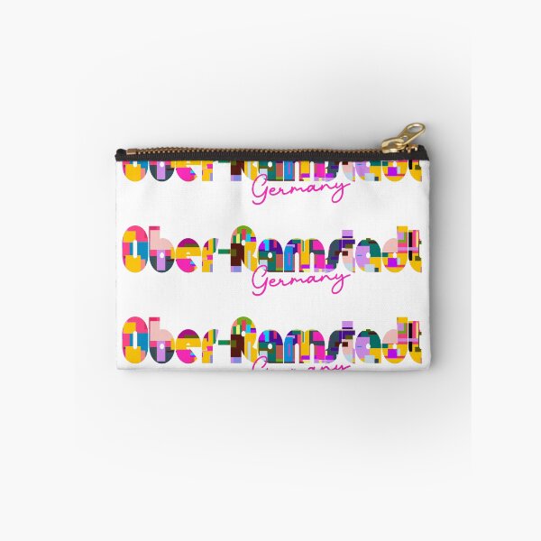 Item preview, Ober-Ramstadt, Germany, Vibrant Abstract City Typography Art designed and sold by Wanderful-roads.