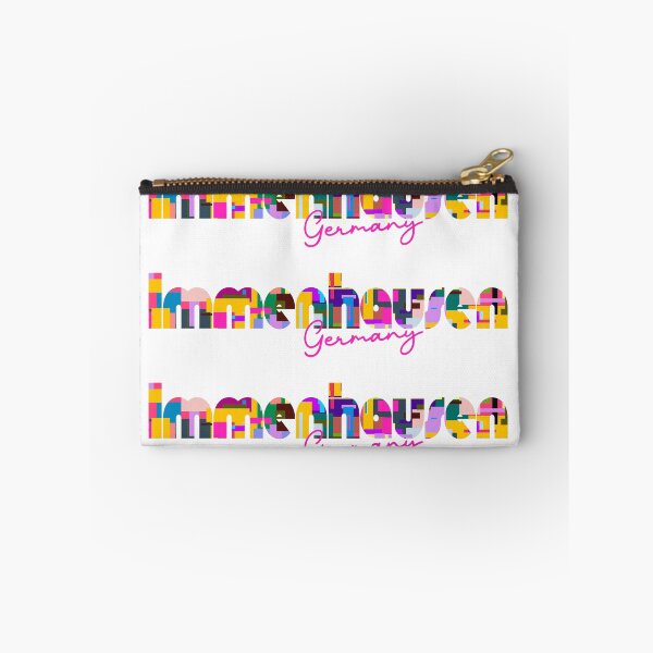 Item preview, Immenhausen, Germany, Vibrant Abstract City Typography Art designed and sold by Wanderful-roads.