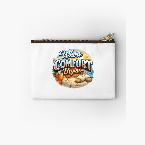 Item preview, Where Comfort Begins Cozy Comfort T‑Shirt Design designed and sold by EdgeSphere.
