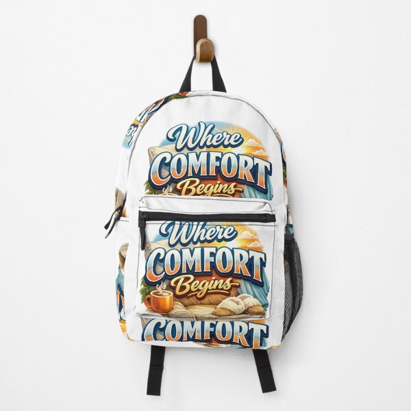 Item preview, Where Comfort Begins Cozy Comfort T‑Shirt Design designed and sold by EdgeSphere.