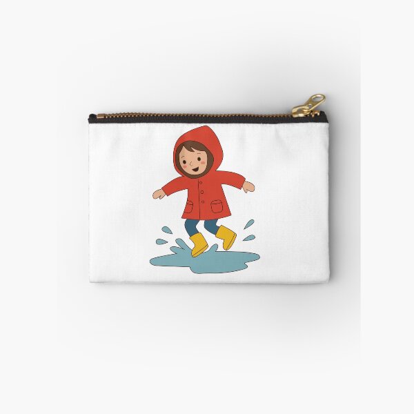 Item preview, Puddle Splashing Fun - Cute Rainy Day Girl designed and sold by TatinkaArtskill.