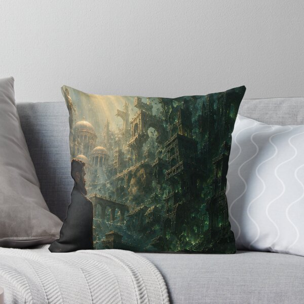 Item preview, Captain Nemo Witnesses the Collision of Atlantis and R'lyeh | Nautilus Literary Crossover Art designed and sold by Extravanganzza.