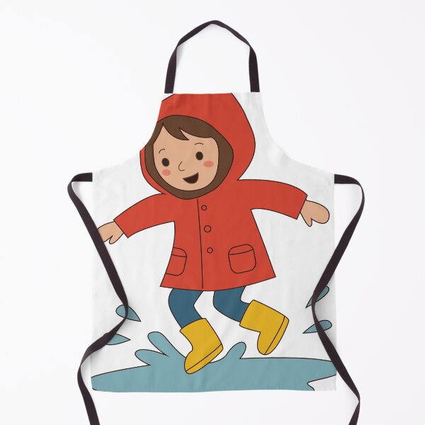 Item preview, Puddle Splashing Fun - Cute Rainy Day Girl designed and sold by TatinkaArtskill.