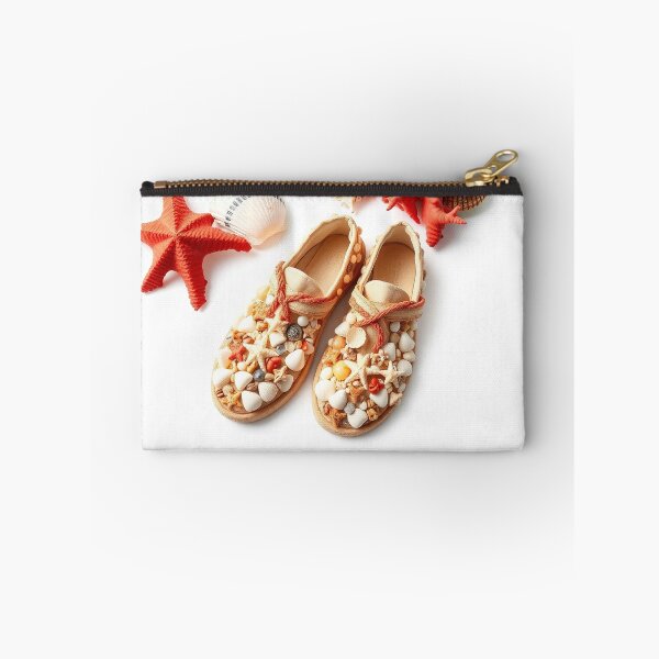 Item preview, A Pair Of Shoes Made From Coral And Seashells Beac designed and sold by QuirkThreadsCo.