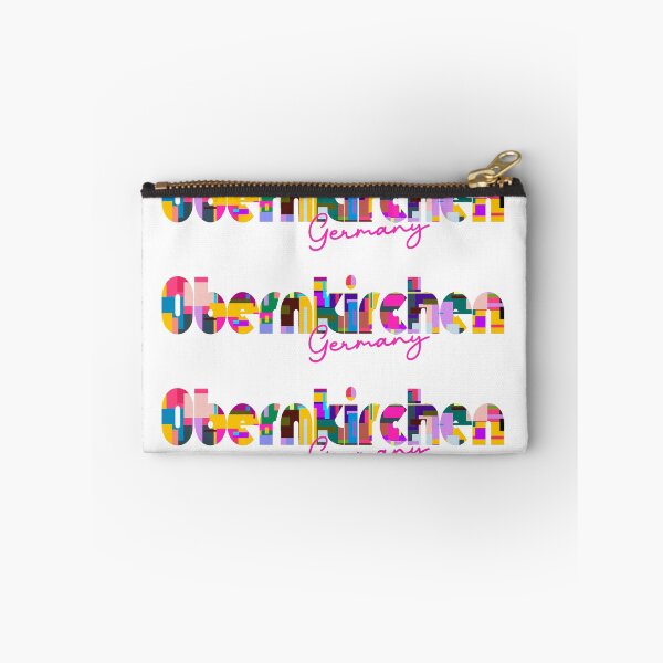 Item preview, Obernkirchen, Germany, Vibrant Abstract City Typography Art designed and sold by Wanderful-roads.