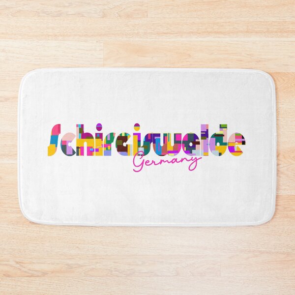 Item preview, Schirgiswalde, Germany, Vibrant Abstract City Typography Art designed and sold by Wanderful-roads.