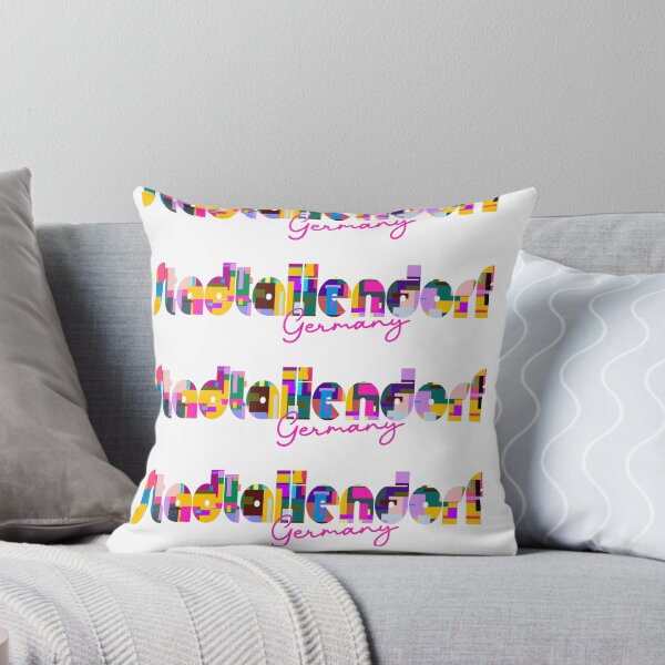 Item preview, Stadtallendorf, Germany, Vibrant Abstract City Typography Art designed and sold by Wanderful-roads.
