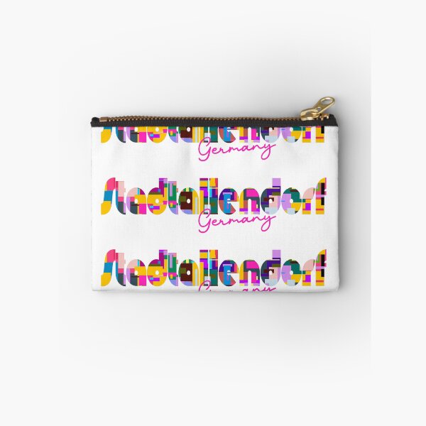 Item preview, Stadtallendorf, Germany, Vibrant Abstract City Typography Art designed and sold by Wanderful-roads.