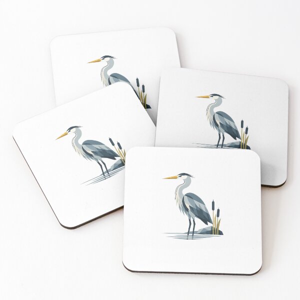 Item preview, Silent Great Blue Heron designed and sold by Norvian.