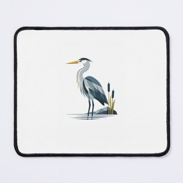 Item preview, Silent Great Blue Heron designed and sold by Norvian.