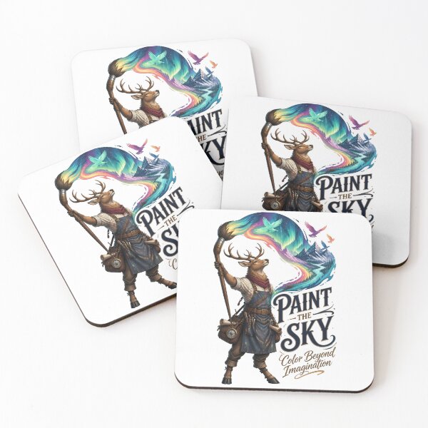 Item preview, Paint The Sky Summer Deer designed and sold by Sovereign Supply Co..