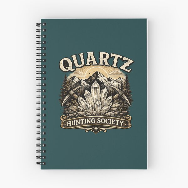 Item preview, Quartz Hunting Society Gift Idea For Quartz collectors designed and sold by Glitch-Cult.