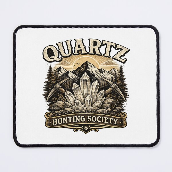 Item preview, Quartz Hunting Society Gift Idea For Quartz collectors designed and sold by Glitch-Cult.