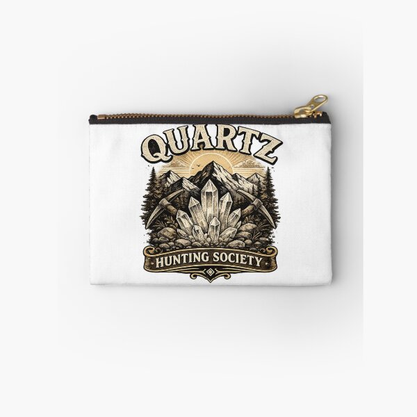 Item preview, Quartz Hunting Society Gift Idea For Quartz collectors designed and sold by Glitch-Cult.