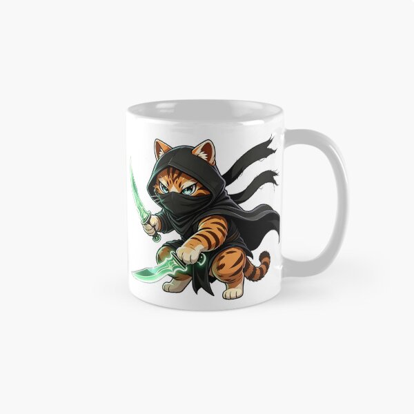 Item preview, Shadow Assassin - Cute Felis Nigripes Ninja Warrior designed and sold by ABYSSLAB.