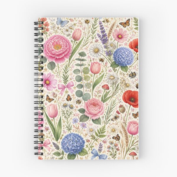 Item preview, Seamless Botanical Wildflower Pattern with Peonies, Roses, Lavender & Eucalyptus Floral Design designed and sold by craftnthreads.