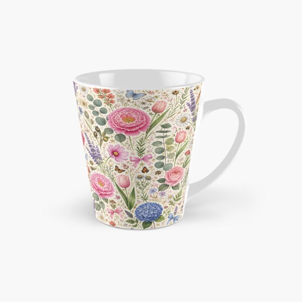 Item preview, Seamless Botanical Wildflower Pattern with Peonies, Roses, Lavender & Eucalyptus Floral Design designed and sold by craftnthreads.