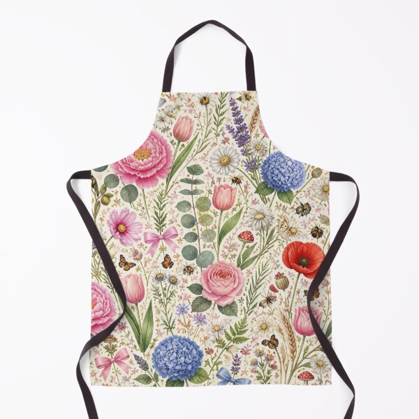 Item preview, Seamless Botanical Wildflower Pattern with Peonies, Roses, Lavender & Eucalyptus Floral Design designed and sold by craftnthreads.