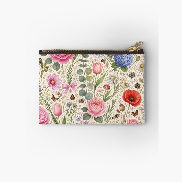 Item preview, Seamless Botanical Wildflower Pattern with Peonies, Roses, Lavender & Eucalyptus Floral Design designed and sold by craftnthreads.