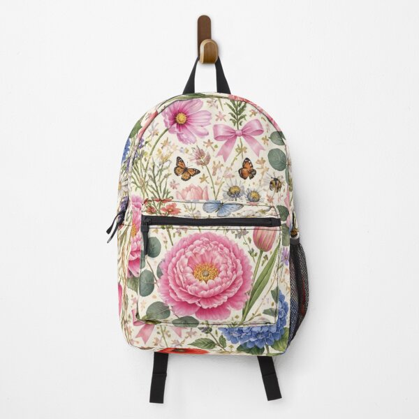 Item preview, Seamless Botanical Wildflower Pattern with Peonies, Roses, Lavender & Eucalyptus Floral Design designed and sold by craftnthreads.