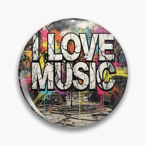 Item preview, I Love Music designed and sold by Marcu Ioachim.