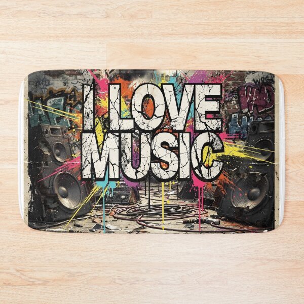 Item preview, I Love Music designed and sold by Marcu Ioachim.