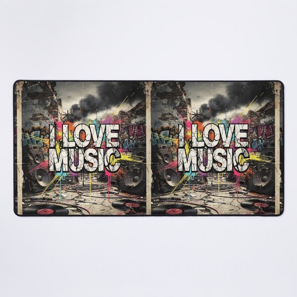 Item preview, I Love Music designed and sold by Marcu Ioachim.