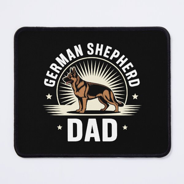 Item preview, German Shepherd Dad Vintage Sunburst Emblem designed and sold by GiaoCalonas.