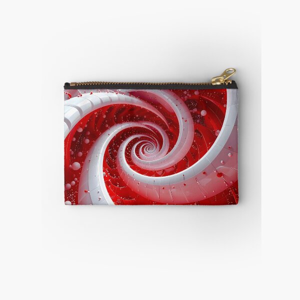 Item preview, Intricate Red and White Spiral designed and sold by Vicky Brago-Mitchell®.