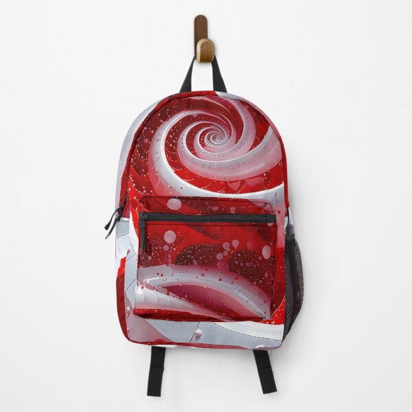 Item preview, Intricate Red and White Spiral designed and sold by Vicky Brago-Mitchell®.