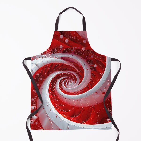 Item preview, Intrincada espiral roja y blanca designed and sold by Vicky Brago-Mitchell®.