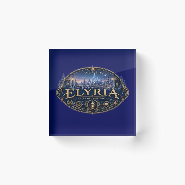 Item preview, Visit Elyria  designed and sold by TECHNOMYSTICA: Music of the Echo Mainframe.