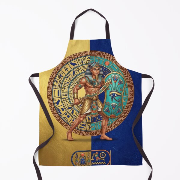 Item preview, Ancient Egyptian Pharaoh Warrior Eye of Horus Hieroglyphics Art Design designed and sold by Queen Cleopatra.