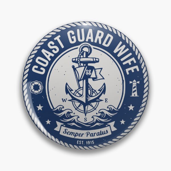 Item preview, Coast Guard Wife Vintage Maritime Gift | Proud Coastie Partner Military Family Design designed and sold by Coasties.