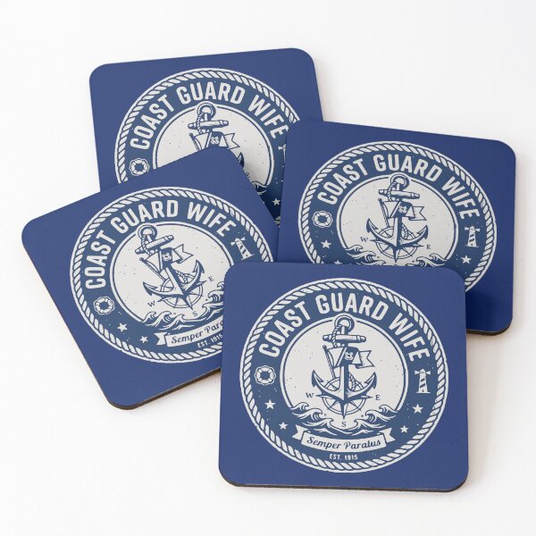 Item preview, Coast Guard Wife Vintage Maritime Gift | Proud Coastie Partner Military Family Design designed and sold by Coasties.
