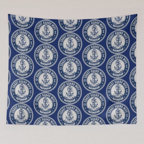Item preview, Coast Guard Wife Vintage Maritime Gift | Proud Coastie Partner Military Family Design designed and sold by Coasties.