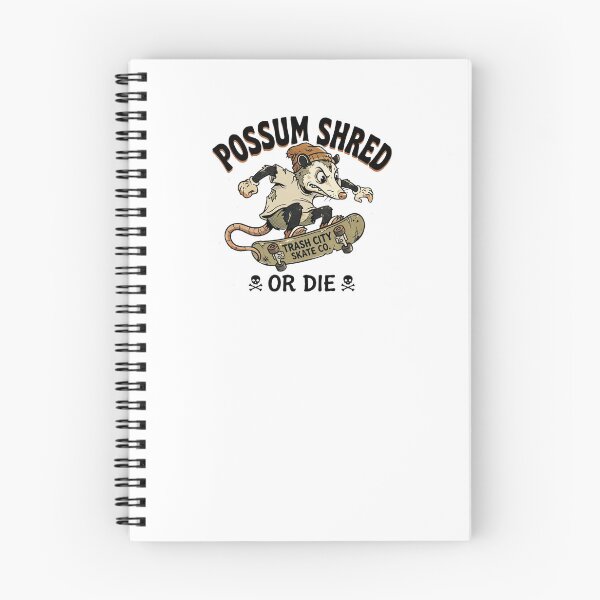 Item preview, Possum Shred Skateboarding Cartoon Vintage 1930s Style Illustration designed and sold by Yellowriversss.