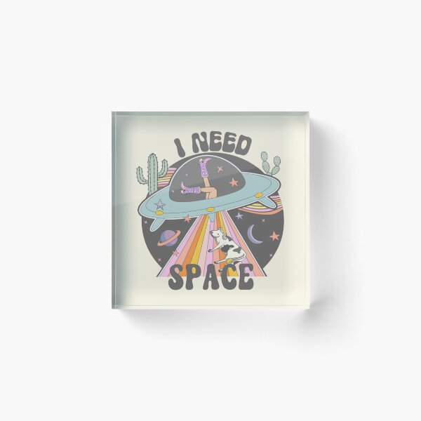 Item preview, I Need Space Funny - Cow UFO designed and sold by Vicky021.