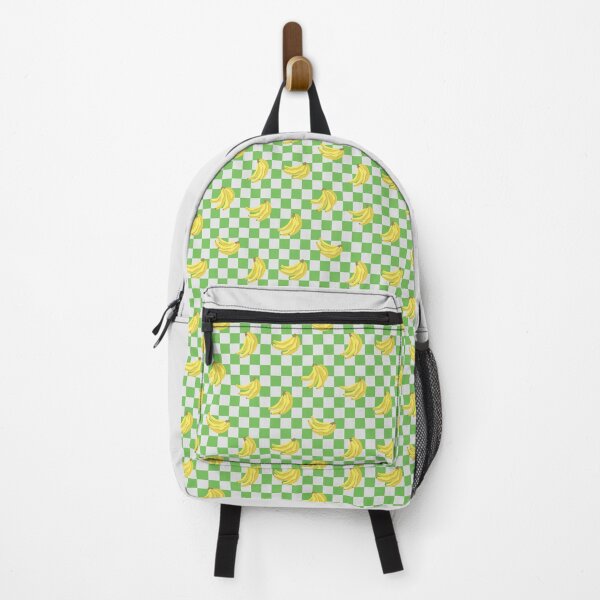 Item preview, Bananas Check Print 1 - Bright Palm Green designed and sold by Daniel Bevis Design.