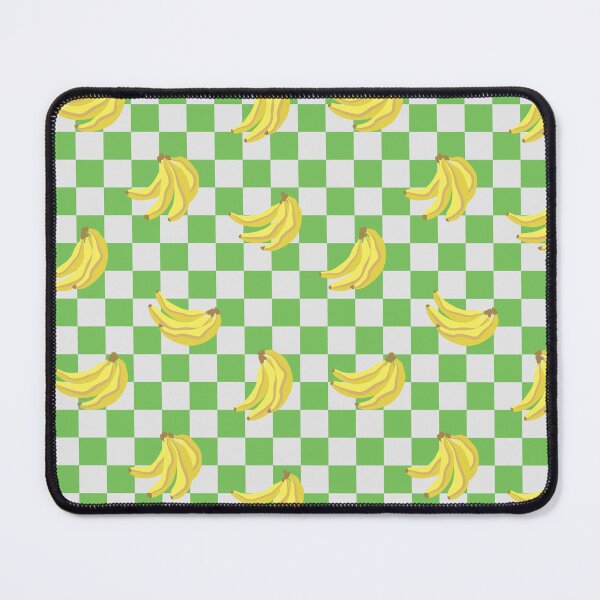 Item preview, Bananas Check Print 1 - Bright Palm Green designed and sold by Daniel Bevis Design.
