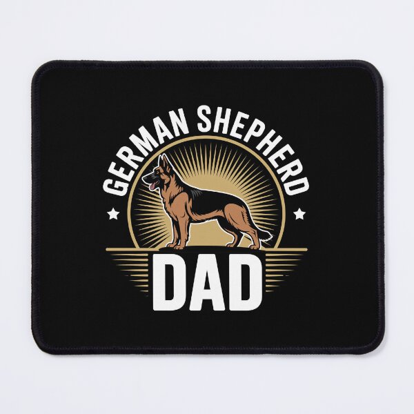 Item preview, German Shepherd Dad Vintage Badge Art designed and sold by GiaoCalonas.