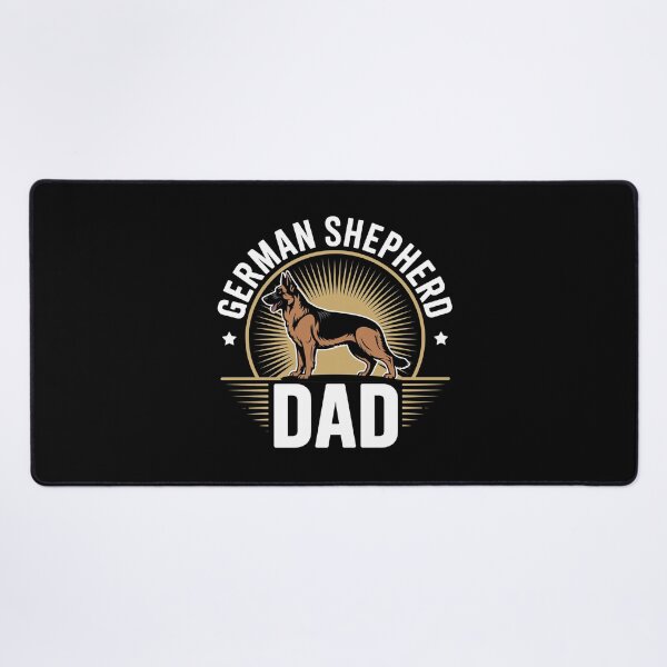 Item preview, German Shepherd Dad Vintage Badge Art designed and sold by GiaoCalonas.