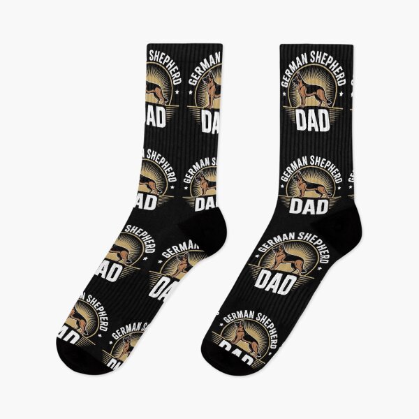 Item preview, German Shepherd Dad Vintage Badge Art designed and sold by GiaoCalonas.