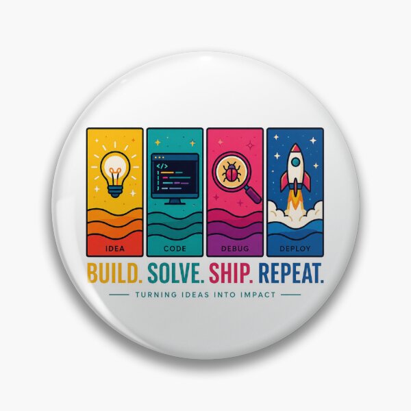 Item preview, Software Developer Coding Journey | Idea Code Debug Deploy | Programmer Retro T-Shirt designed and sold by NONAHEMA.