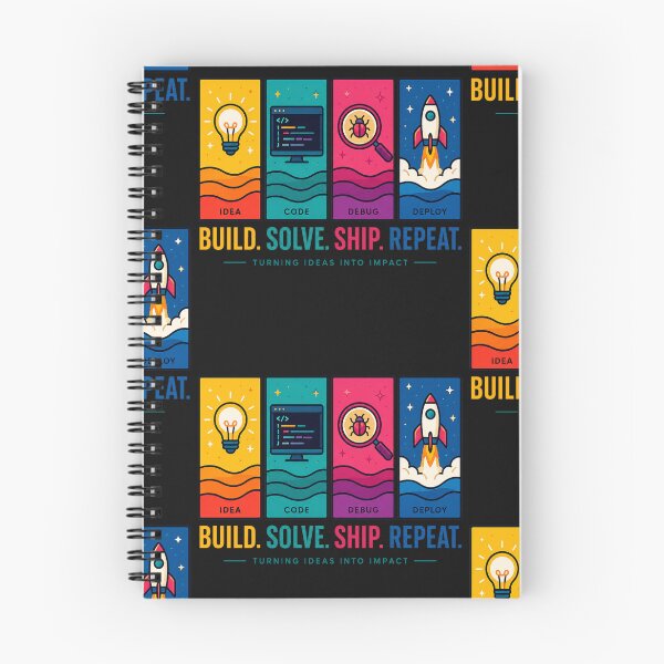 Item preview, Software Developer Coding Journey | Idea Code Debug Deploy | Programmer Retro T-Shirt designed and sold by NONAHEMA.