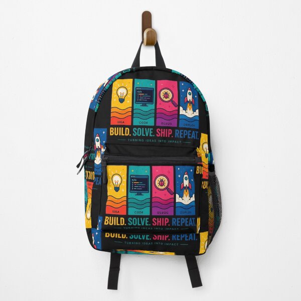 Item preview, Software Developer Coding Journey | Idea Code Debug Deploy | Programmer Retro T-Shirt designed and sold by NONAHEMA.