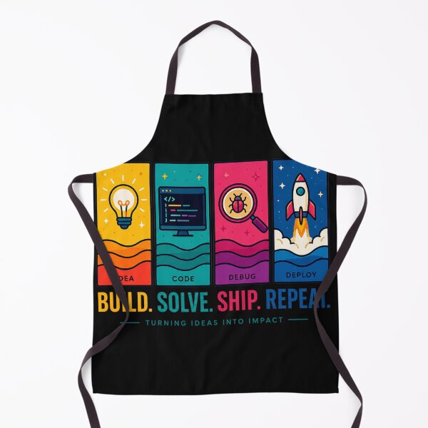 Item preview, Software Developer Coding Journey | Idea Code Debug Deploy | Programmer Retro T-Shirt designed and sold by NONAHEMA.