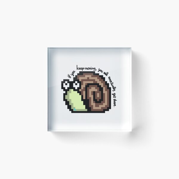 Item preview, Keep Moving Snail designed and sold by chowlet.